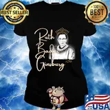 Ruth Bader Ginsberg, The Queen. Hand drawn T-Shirt Ladies tee