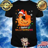 Scar happy hallothanksmas halloween thanksgiving christmas shirt