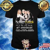 Schitt creek 05th anniversary 2015 2020 thank for the memories signatures shirt