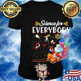 Science for everybody santa gift merry christmas shirt