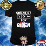 Scientist Vote for Biden, periotic table anti-trump T-Shirt