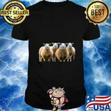 Sheep Wearing Mask Anti-Mask T-Shirt