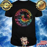 Skeleton easily distracted by music and liquor sea shirt