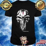 Skull pontiac logo halloween shirt