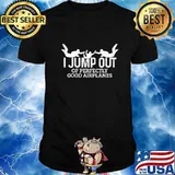 Skydiving Parachuting Sky Dive Funny Skydiver Gift T-Shirt