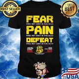 Snake cobra kai fear does not exist in this dojo pain defeat shirt