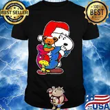 Snoopy woodstock and bear grateful dead merry christmas shirt