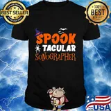 Spooktacular Sonographer Funny Halloween Costume Gift Idea T-Shirt