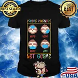 Spread Kindness Not Germs Sloth Mask Wrong Social Distancing T-Shirt