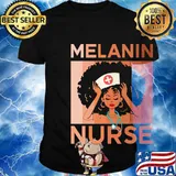Stethoscope melanin nurse vintage shirt