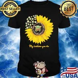 Sunflower baby yoda my sunshine you are shirt