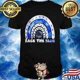 Sunflower back the blue american flag shirt