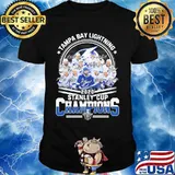 Tampa bay lightning 2020 stanley cup champions signatures shirt