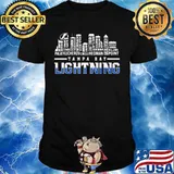 Tampa bay lightning logo buildings shirt