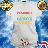 Teacher Teaching Virtually Since 2020 T-Shirt Ladies tee