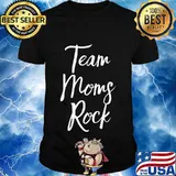 Team Moms Rock Cute Funny Parent Gift Mother's Day Premium T-Shirt