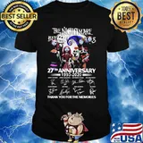 The nightmare 27th anniversary 1993 2020 thank for the memories signatures shirt
