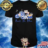 The peanuts i've got your six back in the blue shirt