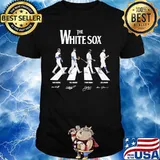 The white sox baseball crossing the line signatures shirt