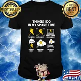 Things I Do In My Spare Time Hockey - Ice Hockey Player Gift T-Shirt