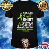 This Is My Fight Shirt Non-Hodgkin Lymphoma Awareness Ribbon T-Shirt
