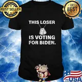 This Loser Is Voting For Biden Anti Trump Military T-Shirt