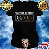Together We Dance Ballet Ballerina Human Rights Equality T-Shirt Ladies tee
