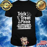 Trick r Treat Funny Cute Halloween Dress Candy Sweets Youth T-Shirt