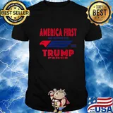 Trump America First and Nothing Less 2020 Trump Pence Premium T-Shirt