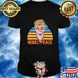 Trump nobel peace vintage retro shirt