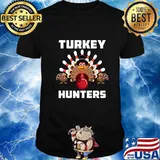 Turkey Hunters Bowling Thanksgiving T-Shirt T-Shirt