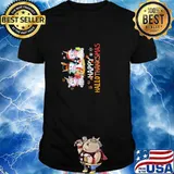 Unicorn happy hallothanksmas halloween thanksgiving christmas shirt