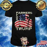 US Republican USA Patriot Farmers for Trump Election T-Shirt