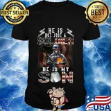 Veteran he is not just a soldier he is my son american flag shirt