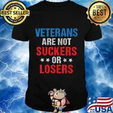 Veterans Are Not Suckers Or Losers Anti Trump Vote out 8645 T-Shirt