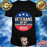 Veterans Are Not Suckers Or Losers Veterans for Biden 2020 T-Shirt
