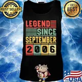 Vintage September 2006 Bday 14th Birthday Gifts 14 Years Old T-Shirt Tank top