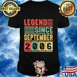 Vintage September 2006 Bday 14th Birthday Gifts 14 Years Old T-Shirt