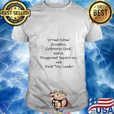 Virtual School Grandma Cafeteria Chef Playground Supervisor shirt