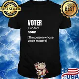VOTE Funny definition of voter design T-Shirt