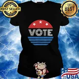 Vote Shirt Women Men Retro Vintage Election 2020 Voter T-Shirt Ladies tee