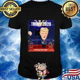 Vote Trump 2020 Trump Debates Hidin' Biden T-Shirt
