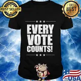 Vote Tshirt Women Men Every Vote Counts Cool Election 2020 T-Shirt