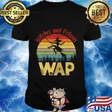 WAP Witches And Potions Retro Sunset Vintage Witch T-Shirt