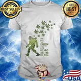 Weed bigfoot and into the garden i go to lose my mind and find my soul shirt