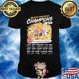Western conference champions los angeles lakers signatures shirt
