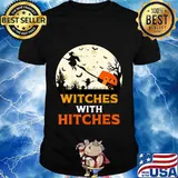 Witches With Hitches Shirt Gift Funny Camping Halloween T-Shirt