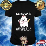 Wound Whisperer Nurse Ghost Halloween Costume Nurse Gift T-Shirt