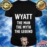 Wyatt the man myth legend first name birthday Premium T-Shirt