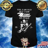 Yes i am old but i saw zz top on stage signatures shirt
